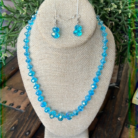 Jewelry Beaded Necklace Earring Set Poshmark